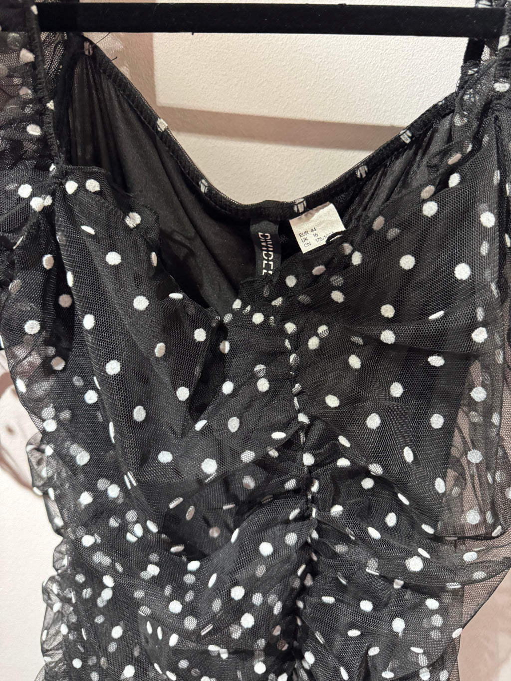 Robe tulle pois