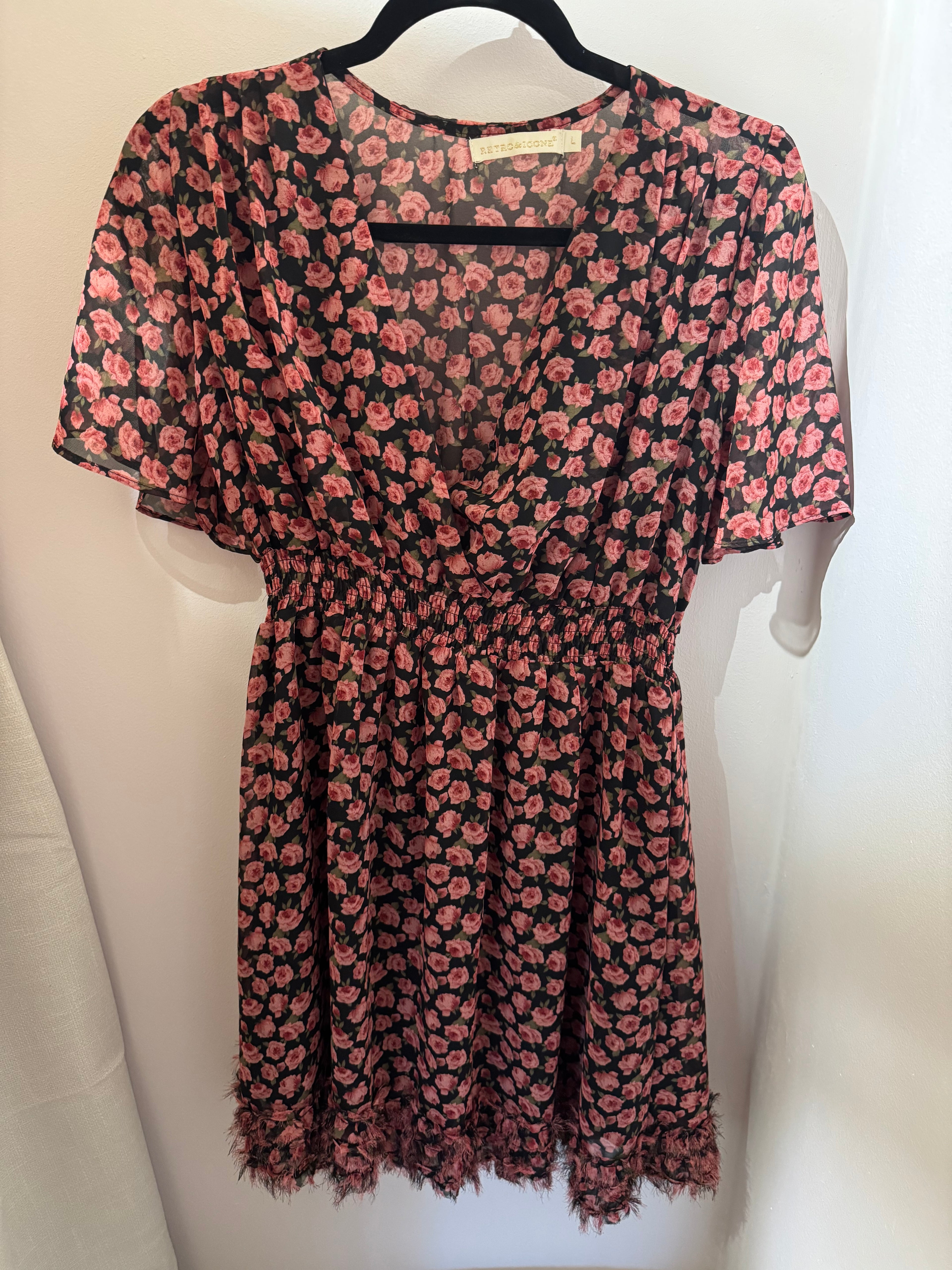 Robe fleur rose