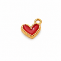 Charms cœur rouge